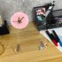 Acrylic Calendar With Wall Clock Includes 3 Erasable Markers Anti sliding Anti scratch Monthly Weekly Planner  15x20cm 6x7 9inch  CC250