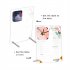 Acrylic Calendar With Wall Clock Includes 3 Erasable Markers Anti sliding Anti scratch Monthly Weekly Planner  15x20cm 6x7 9inch  CC250