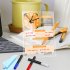 Acrylic Calendar With Wall Clock Includes 3 Erasable Markers Anti sliding Anti scratch Monthly Weekly Planner  15x20cm 6x7 9inch  CC254