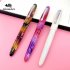 Acrylic Fountain Pen Business Office Practice Calligraphy Writing Pen School Office Name Ink Pens Gift Stationery purple Fountain pen 26 point
