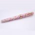 Acrylic Fountain Pen Rotating lid Calligraphy Writing Pen School Office Name Ink Pens Gift Stationery pink Pen 0 5MM 26 tip