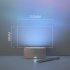 Acrylic Note Board Colorful Transparent Luminous Message Small Whiteboard Home Office Desktop Writing Board Colorful   vertical lamp   pen