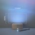 Acrylic Note Board Colorful Transparent Luminous Message Small Whiteboard Home Office Desktop Writing Board Colorful  horizontal lamp  pen