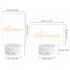 Acrylic Note Board Colorful Transparent Luminous Message Small Whiteboard Home Office Desktop Writing Board Colorful  horizontal lamp  pen
