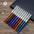 Acrylic Pen Classic Translucent Business Signature Student Pen for School Office Brown acrylic Dark tip 0 38MM