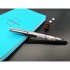 Acrylic Pen Classic Translucent Business Signature Student Pen for School Office Smoke gray acrylic Dark tip 0 38MM