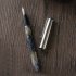 Acrylic Pen Classic Translucent Business Signature Student Pen for School Office Smoke gray acrylic Dark tip 0 38MM