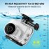 Action Camera Waterproof Case 60M 196 8 FT Diving Housing Protective Cover Shell Compatible  for Insta 360 Go 3 Camera transparent