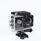Action Underwater Camera Ultra HD Waterproof Sports Camera Wide Angle Camera Kit Black