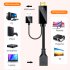 Adapter Cable HDTV To DP Female Socket 4k 30hz Compatible ForHDMI To Displayport With Power Supply Cable 0 3 Meters Converter Cable