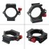 Adapter Ring with 1 4  Cold Shoe for Gimbal Mounting Microphone LED Light Monitor Filmmaker Vlog for Zhiyun Smooth 4  black