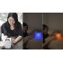 Add color to your nights with this Moon Jar Light  The Solar Powered Mood Light collects solar energy at day and glows at night to create an attractive lighting