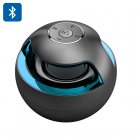 Add cool visual effects to high end audio sound with the portable Bluetooth speaker    Magic Black Ball     coming with LED color lights