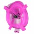 Adeeing New Gopro Full Face Snorkeling Mask With Anti Fog Anti Leak Technology With Ventilation Tube Goggles Pink S M