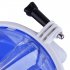 Adeeing New Gopro Full Face Snorkeling Mask With Anti Fog Anti Leak Technology With Ventilation Tube Goggles Blue S M