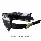 Adjustable 4 3 Pocket Diving Weight Belt With Stainless Steel Buckle Water Sport Equipment  Gray camouflage 3 pockets