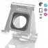 Adjustable Aluminum Portable Desktop Stand for Smartphone iPhone iPad Laptops iWacth Silver