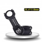 Adjustable Bicycle Stem Riser 25.4mm/31.8mm Road Mountain Bike Stem Aluminum Alloy Bicycle Parts Cycling Accessories MTB Stem Adjustable handle 25.4*110mm