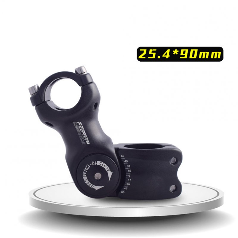 Adjustable Bicycle Stem Riser 25.4mm/31.8mm Road Mountain Bike Stem Aluminum Alloy Bicycle Parts Cycling Accessories MTB Stem Adjustable handle 25.4*90mm