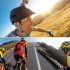 Adjustable Bike Helmet Strap Head Belt Mount Holder Adapter for GoPro Hero 4   3     3   2   1 Accessories black