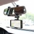 Adjustable Car Rearview Mirror Mount Mobile Phone Holder Stand Universal Navigation Support Automobile Data Recorder Bracket  black