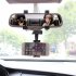 Adjustable Car Rearview Mirror Mount Mobile Phone Holder Stand Universal Navigation Support Automobile Data Recorder Bracket  black