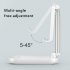 Adjustable Desk Phone Stand 10W Fast Wireless Charge Holder Plastic Retractable Portable Lazy Bracket For IPhone IPad black