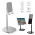 Adjustable Desktop Stand Desk Holder Mount Cradle for Cell Phone Tablet Switch Silver