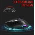 Adjustable Dm502 Wired  Gaming  Mouse Csgo lol cf Programming Mouse Sports Silent Luminous Mouse Laptops Notebook Accessories black