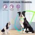 Adjustable Dog Bark Collar  Automatic Anti Barking Collar With USB Rechargeable Smart Bark Collar For Dogs IP67 Waterproof Adjustable Bark Training Collar green