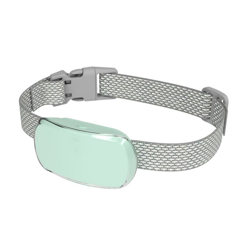 Adjustable Dog Bark Collar, Automatic Anti Barking Collar With USB Rechargeable Smart Bark Collar For Dogs IP67 Waterproof Adjustable Bark Training Collar green