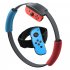 Adjustable Elastic Leg Strap Sport Band Ring Con Grips Leg for Nintend Switch Joy con Ring Fit Adventure Game As shown
