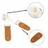 Adjustable Guitar Belt Woven Cotton Guitar Strap with Leather Ends for Electric Acoustic Folk Guitar  cream color