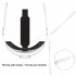 Adjustable Head Strap  VR Headset Replacement Part Enhanced Support for Oculus Meta Quest 3 Headset Black