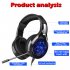 Adjustable  Headset Surround Sound Stereo Noise Cancelling Over Ear Headphones Wired Gaming Headset With Microphone White
