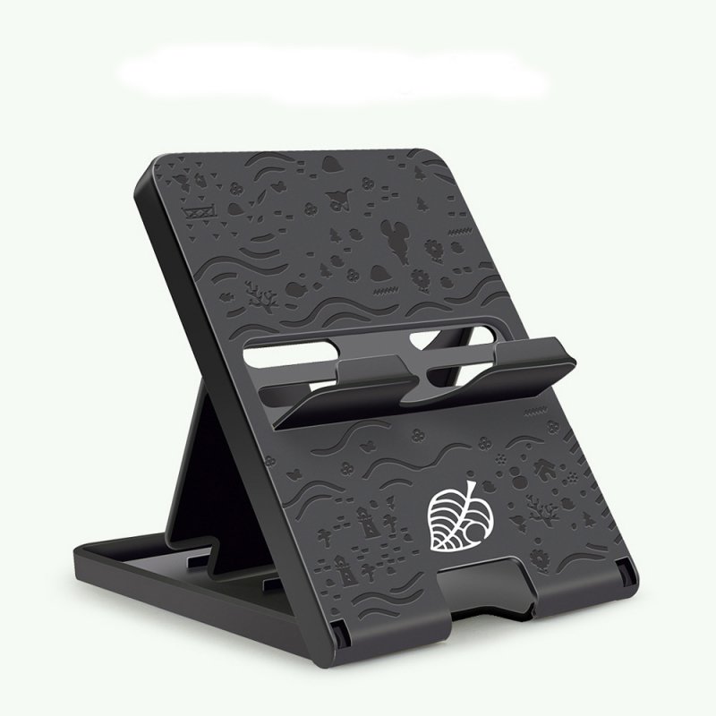 Adjustable Holder Plastic Game Chassis Bracket for Nintendo Switch /lite Animal Crossing black