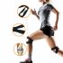 Adjustable Knee Brace Patella Belt Sports Shock Absorption Compression Riding Fitness Protective Pads Black
