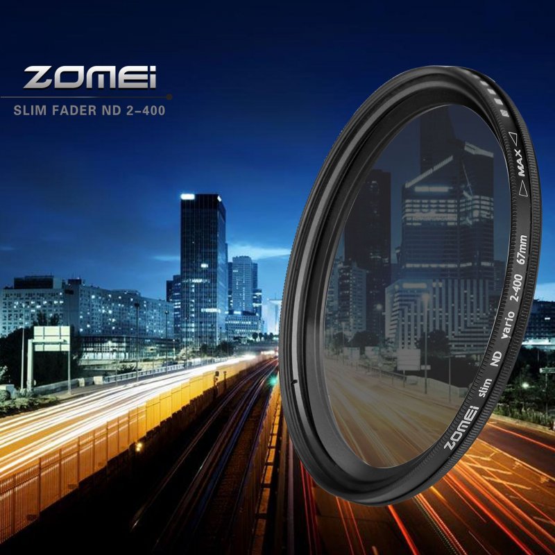 Adjustable Neutral Density Fader filter ND2-400 Camera Lens Filter 49mm