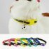 Adjustable Pet Nylon Collar Reflective Stripe with Bell for Dog Cats Red 1 0