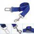 Adjustable Pet Seat Belt Harness for Dog Supplies blue L