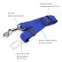 Adjustable Pet Seat Belt Harness for Dog Supplies purple L