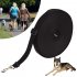 Adjustable Pet Training Leash for Outdoor Cat Dog Walking Control black 15m