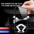 Adjustable Phone  Mounting  Suction  Cup  Holder Car Air Outlet Phone Navigation Suction Cup Bracket Paste style black