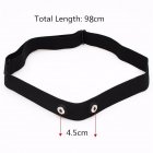 Adjustable Soft Efficient Stable Chest Belt Strap Band for Sport Heart Rate Monitor Fitness Equipment for Garmin Wahoo Polar