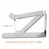 Adjustable Stainless Steel Tablecloth Clip Triangulation Cover Clamps Holders Skirt Clip