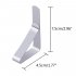 Adjustable Stainless Steel Tablecloth Clip Triangulation Cover Clamps Holders Skirt Clip