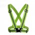 Adjustable V shape Reflective Safety Vest Luminous Elastic Belt for Night Running Cycling Sports Outdoor Clothes Fluorescent green