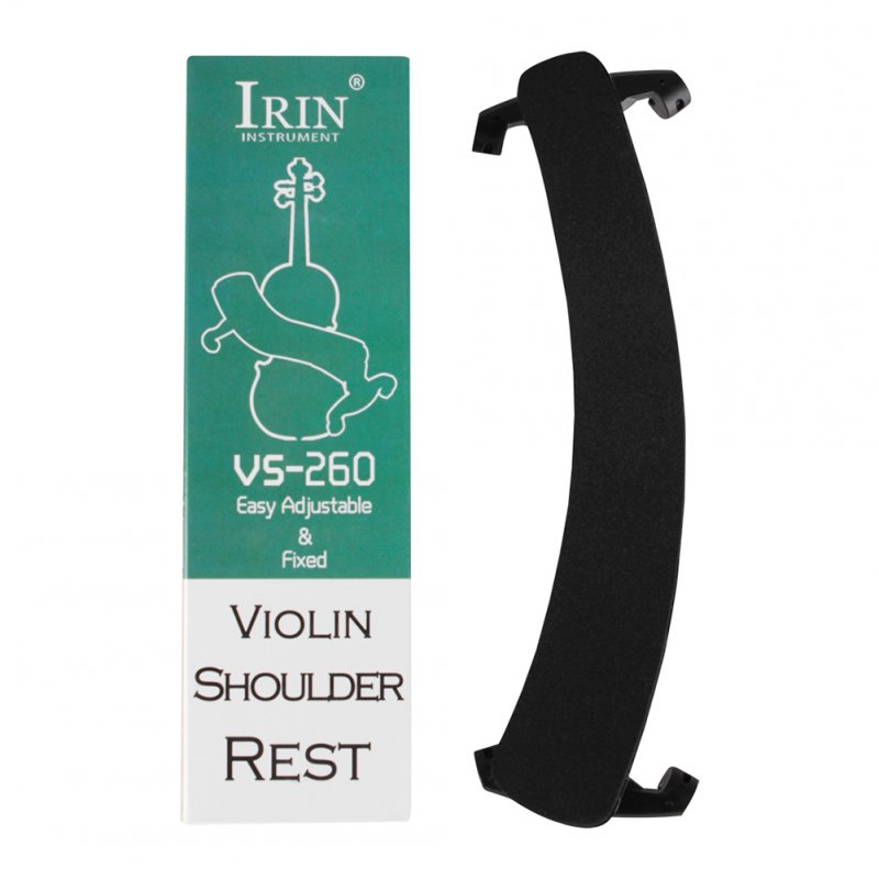 Adjustable Violin Shoulder Rest Pad Support for 4/4 3/4 Fiddle Violin Musical Instrument Parts Accessories black
