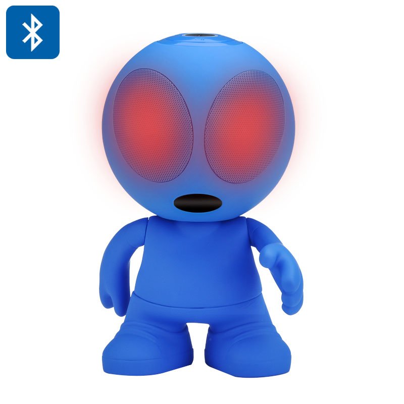 LED Light Alien Bluetooth Speaker (Blue)