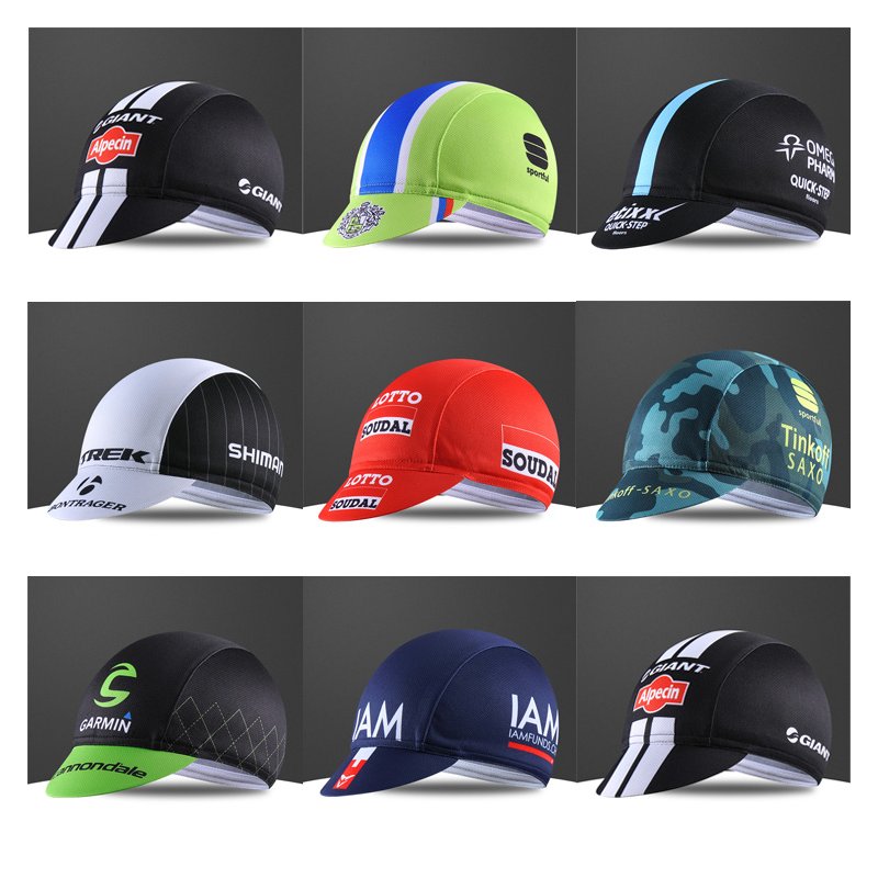 Adult Cycling Cap Breathable Anti Sweat Quick Dry Elastic Bicycle Riding Hats Random Color Free size_Random color